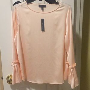 NWT The Limited peachy silky blouse size PM